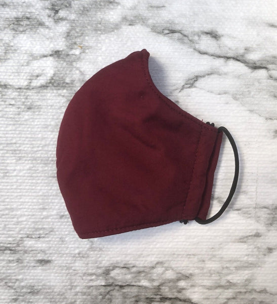 Variety of solid color face mask for boy and girl 5-10 years old with pocket