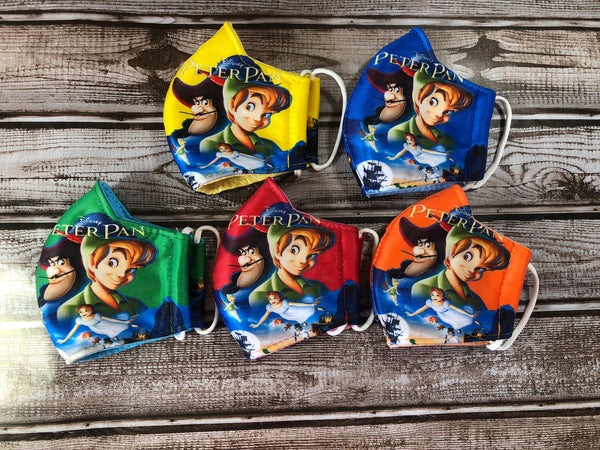Peter Pan face mask for boys and girls 3-6 years old