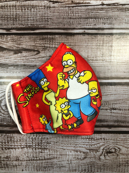 The Simpson face mask for teen & small adult