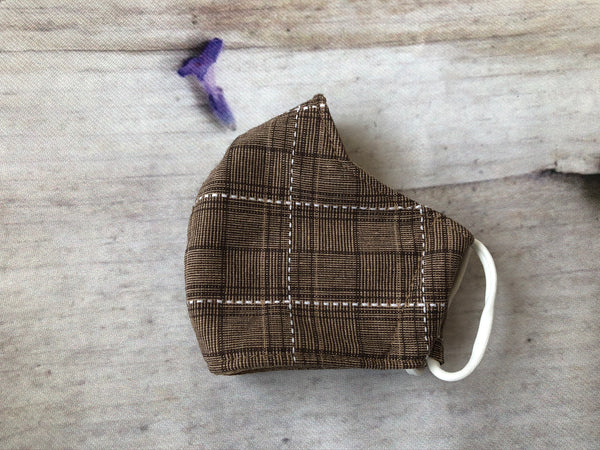 Variety of plaid face mask for boy 2-5 years old