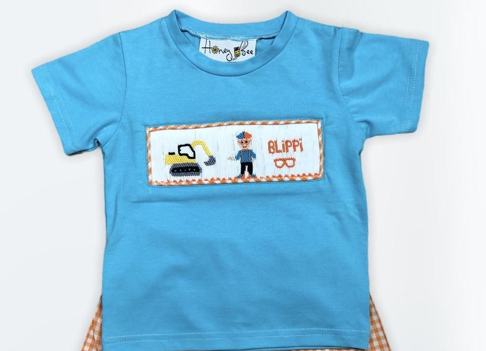 Blippi store blue shirt