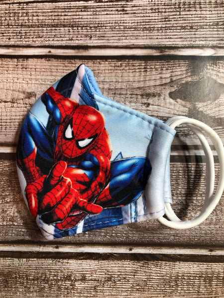 Spider man face masks for boy 3-6 years old
