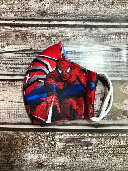 Spider man face masks for boy 3-6 years old