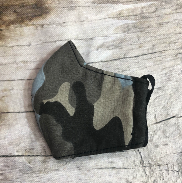 Camouflage face mask for boy 3-6 years old
