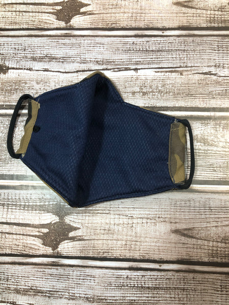 Camouflage face mask for boy 3-6 years old