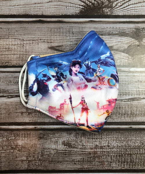 Fortnite Aquaman face mask for teen & small adult