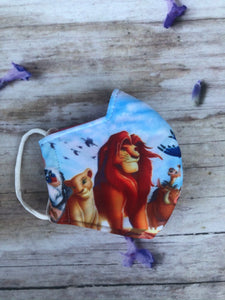 Lion King face masks for boy 4-9 years old