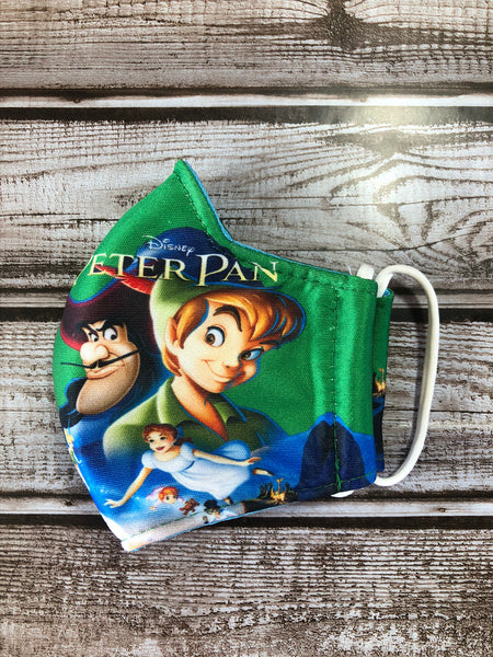 Peter Pan face mask for boys and girls 3-6 years old