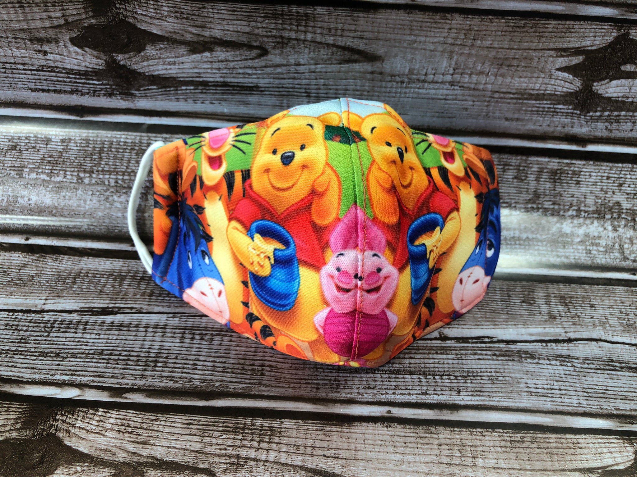 Winnie the Pooh, Piglet, Tigger, Donkey face mask for girls 5-10 years old
