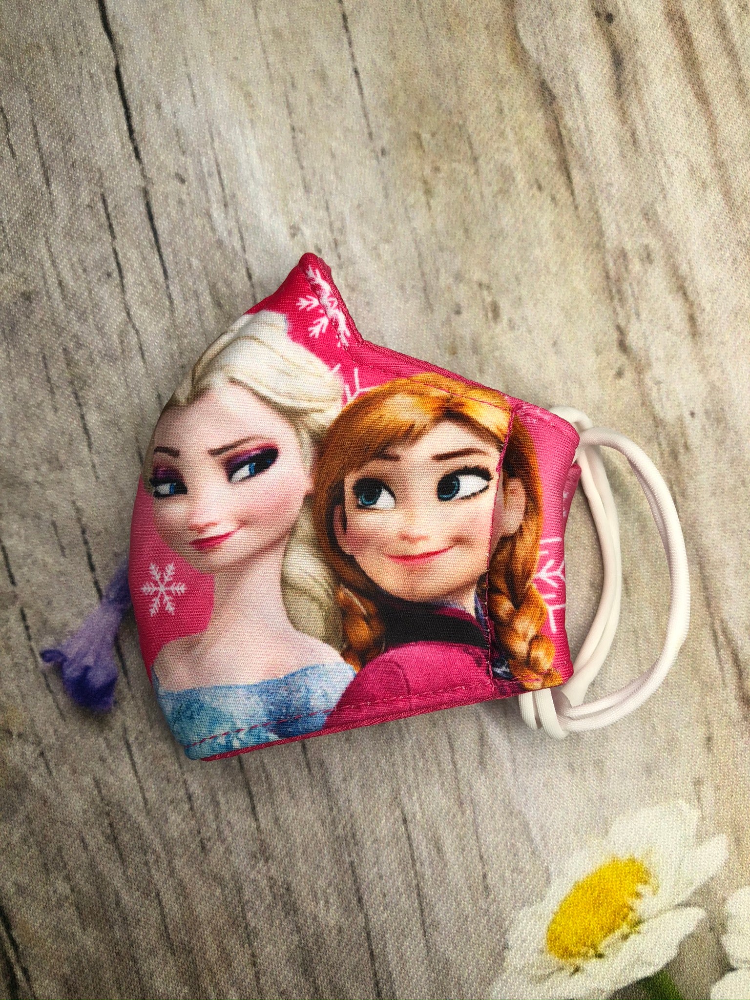 Frozen sisters face mask for girls 5-10 years old