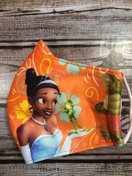 Princess and the frog face mask for girls 7 years old and up to teen