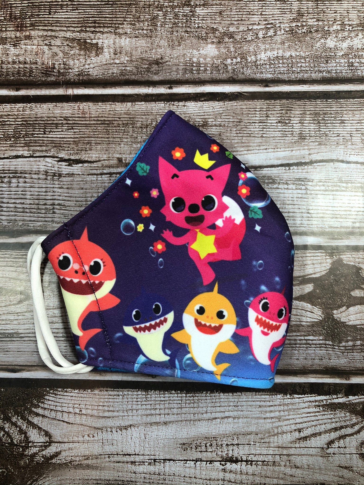 Pinkfong Baby sharks face mask for 7 years old and up to teen
