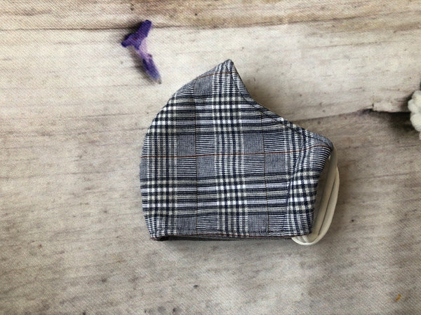 Variety of plaid face mask for boy 2-5 years old