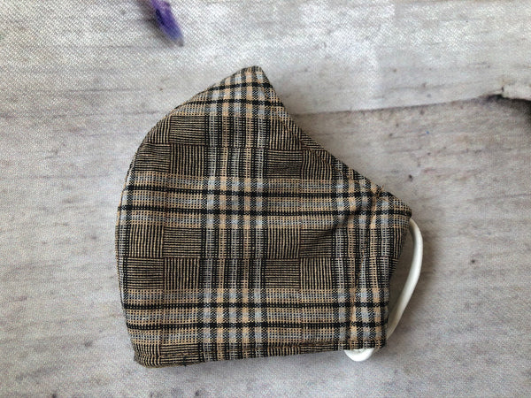Variety of plaid face mask for boy 2-5 years old