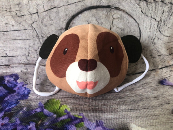 Animal face mask for kids 7-13 years old