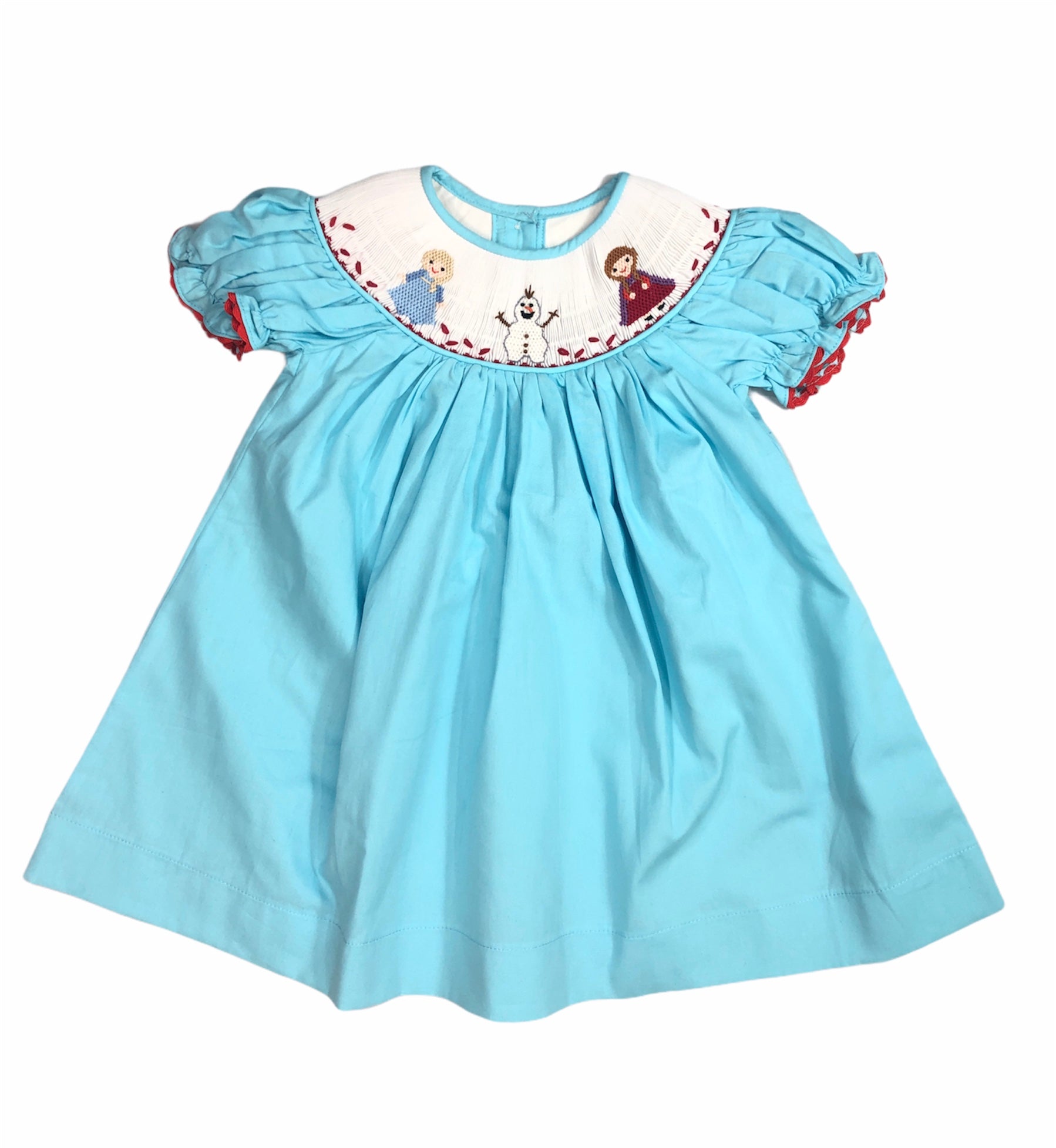 Frozen II theme smocked dress – Honey Bee Smocked Boutique