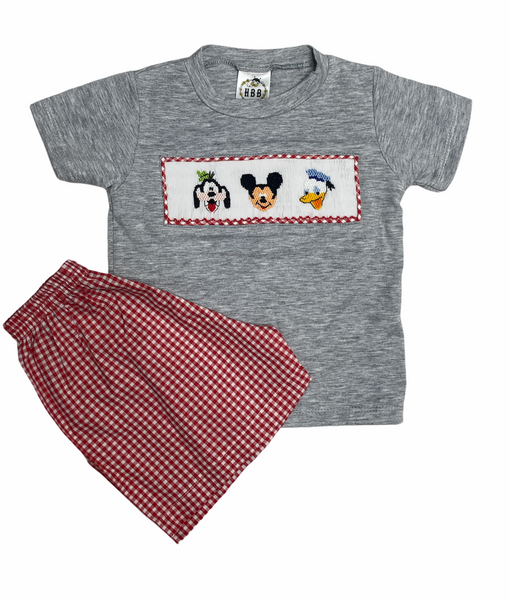 Mickey and friends boy T-shirt and shorts set