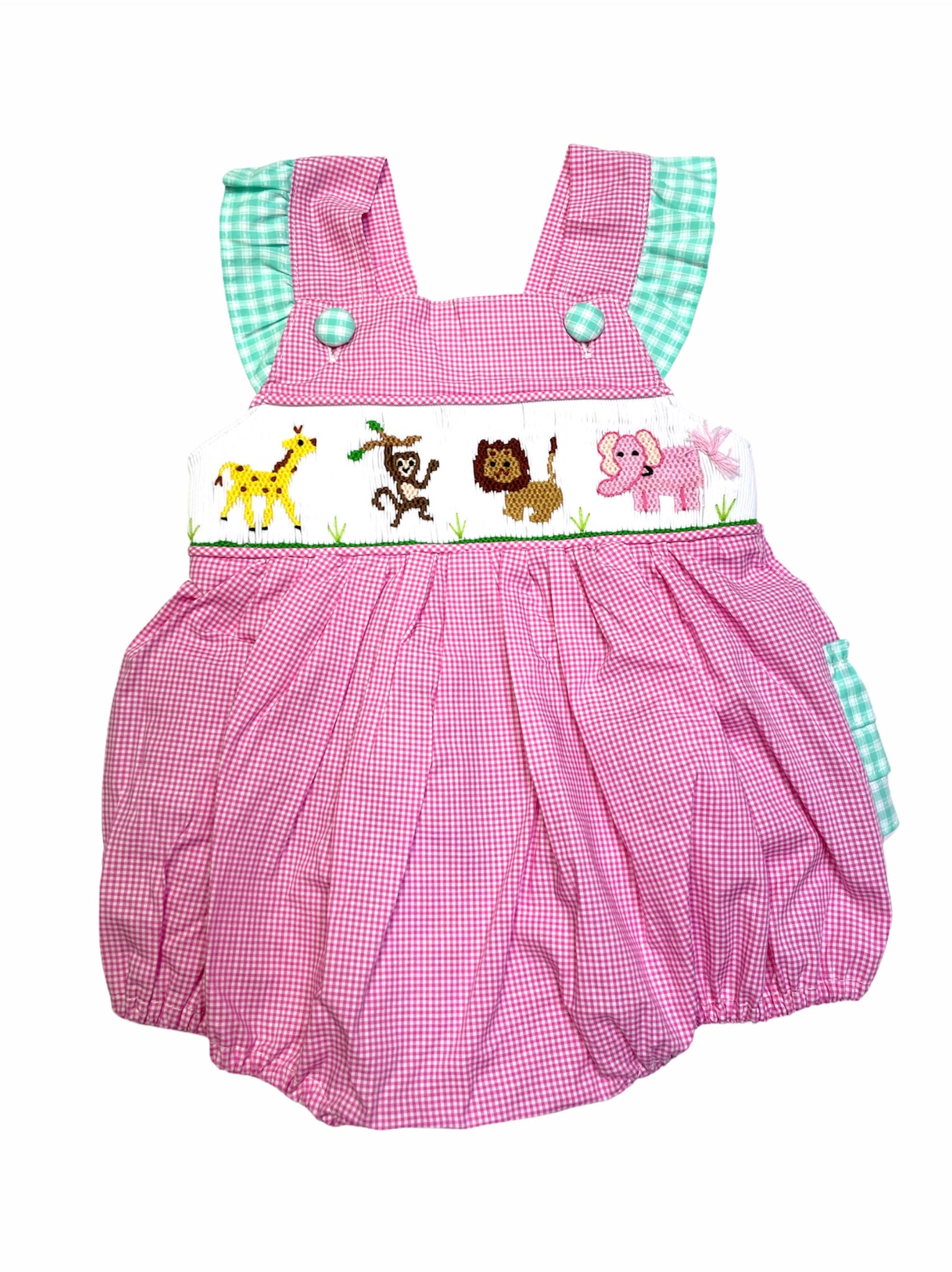 ZOO THEME CROSS BACK SMOCKED CROSS BACK BUBBLE 2021