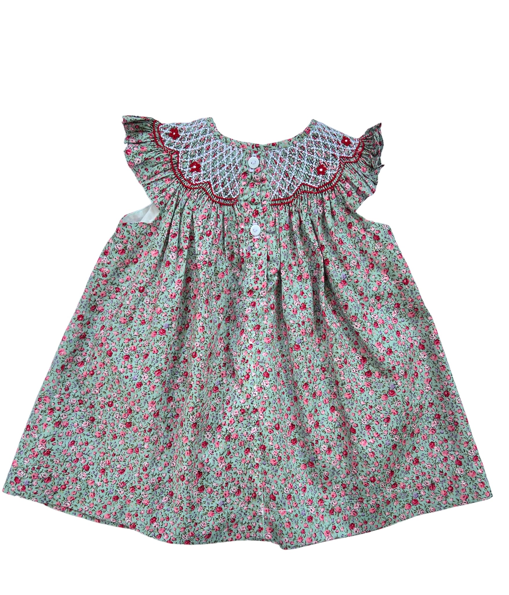Smoked Tie-back Dress-Honeyseed main image 0
