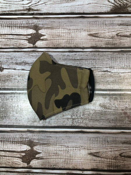 Camouflage face mask for boy 3-6 years old