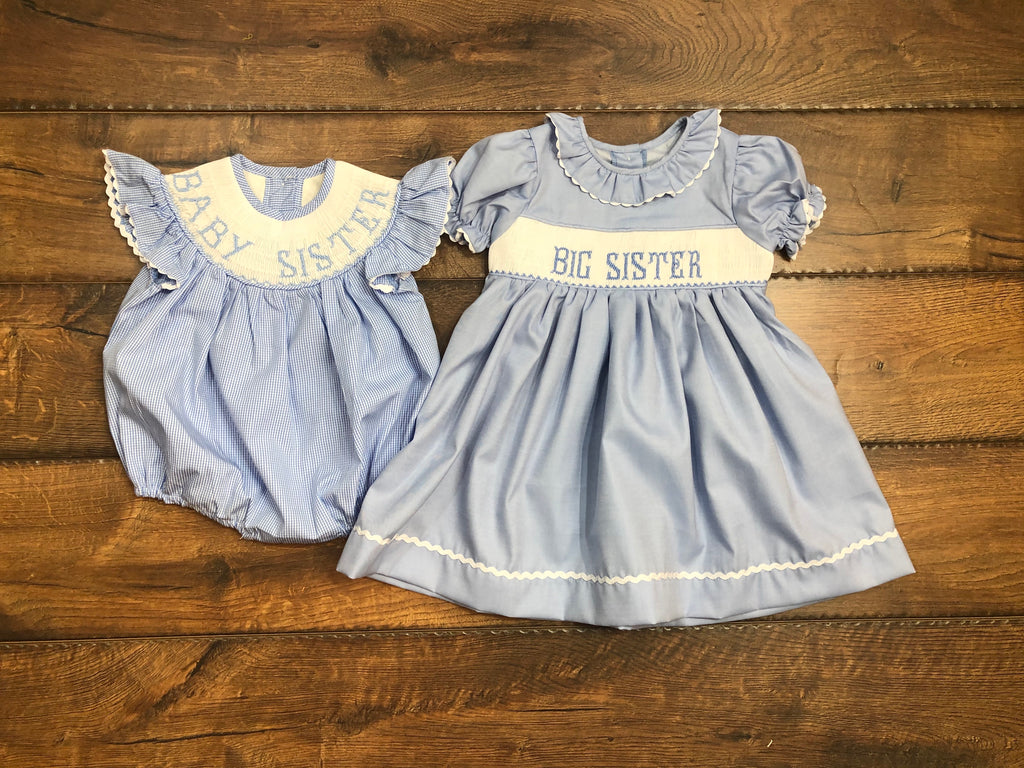 Big sister smocked dress Honey Bee Smocked Boutique Big sister smocked dress Honey Bee Smocked Boutique